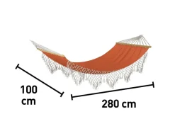 Weitere Gartenmöbel|Hängematte Salcha aus Polycotton Terracotta