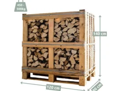 Brennholz Eiche Kammergetrocknet 25CM 1RM*holz4home Best