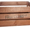 Holzkiste mit Griffen 24 l Braun 40 x 30 x 20 cm*Sunny Garden Online