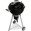 Holzkohle-Kugelgrill North Bay Ø 57 cm Schwarz mit modularem Grillsystem*