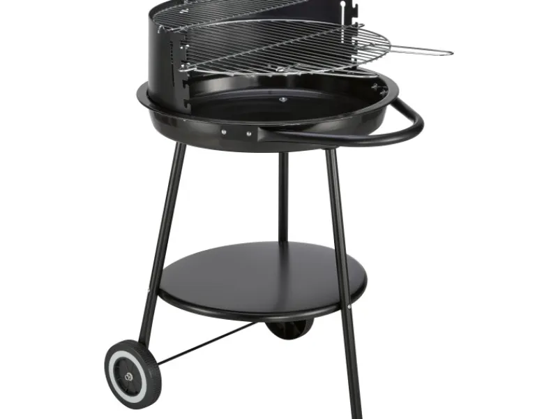Holzkohle-Rundgrill 82,5 cm x 60 cm x 51,5 cm Schwarz* Sale