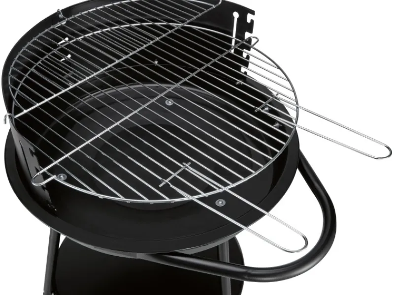 Holzkohle-Rundgrill 82,5 cm x 60 cm x 51,5 cm Schwarz* Sale