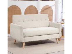 2 Sitzer Sofa mit Dickem Sitz- und Rückenkissen*HOMCOM Sale