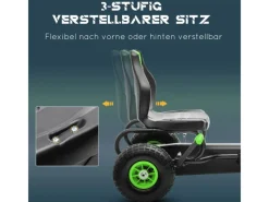 Gokart Kinderfahrzeug mit Pedalen*HOMCOM
