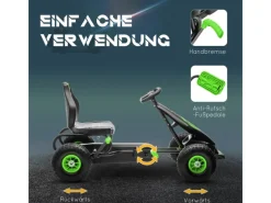 Gokart Kinderfahrzeug mit Pedalen*HOMCOM