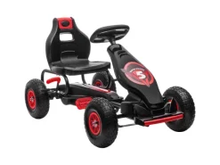 Gokart Kinderfahrzeug mit Verstellbarem Sitz Gummireifen*HOMCOM Clearance
