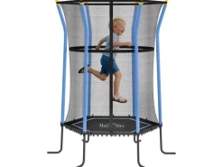 HOMCOM Trampoline|Kids Trampoline Stahl Kunststoff Ø163,5 x H190 cm