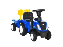 Kinder Rutschauto NEW HOLLAND Laufhilfe mit Hupe 91 x 29 x 44 cm*HOMCOM Clearance