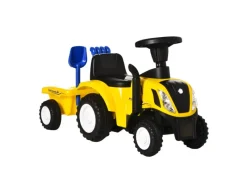 HOMCOM Quads|Motorroller|Kinder Rutschauto NEW HOLLAND Laufhilfe mit Hupe