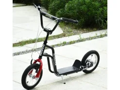 HOMCOM Quads|Motorroller|Kinderroller Lenker Verstellbar mit Luftreifen