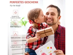 HOMCOM Quads|Motorroller|Kinderroller Lenker Verstellbar mit Luftreifen