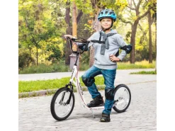 Kinderroller mit Luftreifen Handbremse Scooter*HOMCOM Discount