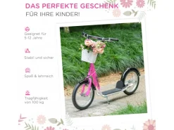 Kinderroller Tretroller mit Bremse Höhenverstellbar*HOMCOM Best