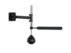 Reflexbarren-Trainer PU-Kunststoff Stahl Schwarz 79L x 72B x 20H cm*HOMCOM Hot