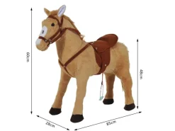 Reitpferd Spielpferd für Kinder Stehpferd mit Sound*HOMCOM