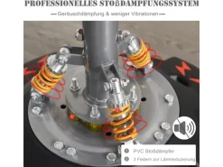 Standboxsack PU EPE HDPE Schwarz  60B x 60T x 180H cm*HOMCOM Outlet