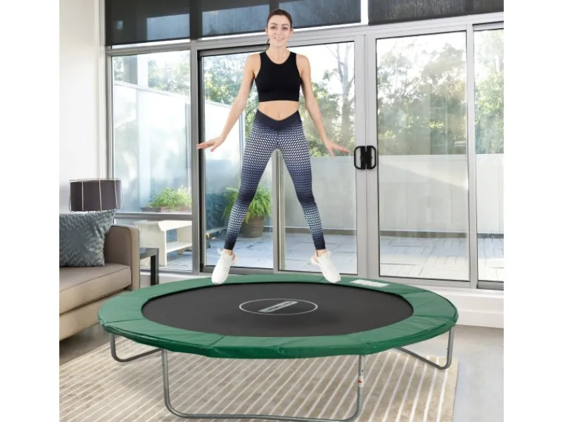 Trampolin Randabdeckung Ø244 cm Dunkelgrün*HOMCOM Discount