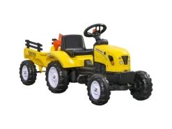 Kinder HOMCOM Outdoor-Spielzeug|Quads|Trettraktor mit Anhänger für Outdoor 133 x 42 x 51 cm