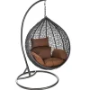 Hängesessel Cielo Polyrattan Grau*Home Deluxe Online