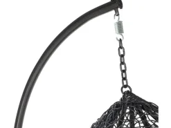 Hängesessel Cielo Polyrattan Grau*Home Deluxe Online