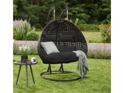 Home Deluxe Sitzkissen|Balkonmöbel|Hängesessel Twin Polyrattan