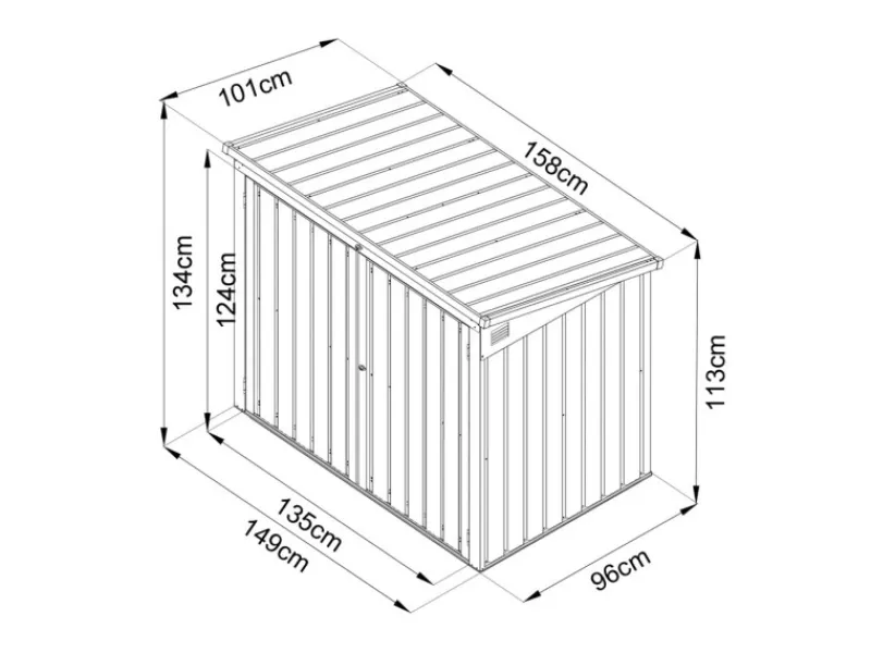 Home Deluxe Mülltonnenboxen|Mülltonnenbox Basura
