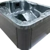Home Deluxe Outdoor Whirlpools|Outdoor Whirlpool Black Marble Pure 210 x 160 x 85 cm Schwarz