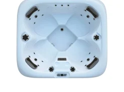 Home Deluxe Outdoor Whirlpools|Outdoor Whirlpool Sea Star Plus 180 x 160 x 79 cm Dunkelgrau-Weiß