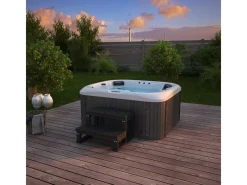 Home Deluxe Outdoor Whirlpools|Outdoor Whirlpool Sea Star Plus 180 x 160 x 79 cm Dunkelgrau-Weiß