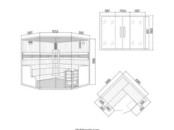 Home Deluxe Campingzubehör|Traditionelle Sauna SHADOW BIG XL für bis zu 6 Personen
