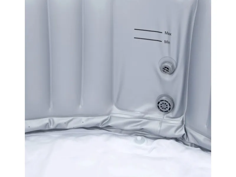 Home Deluxe Outdoor Whirlpools|Whirlpool Splash Ø 208 cm x 65 cm Rund Grau