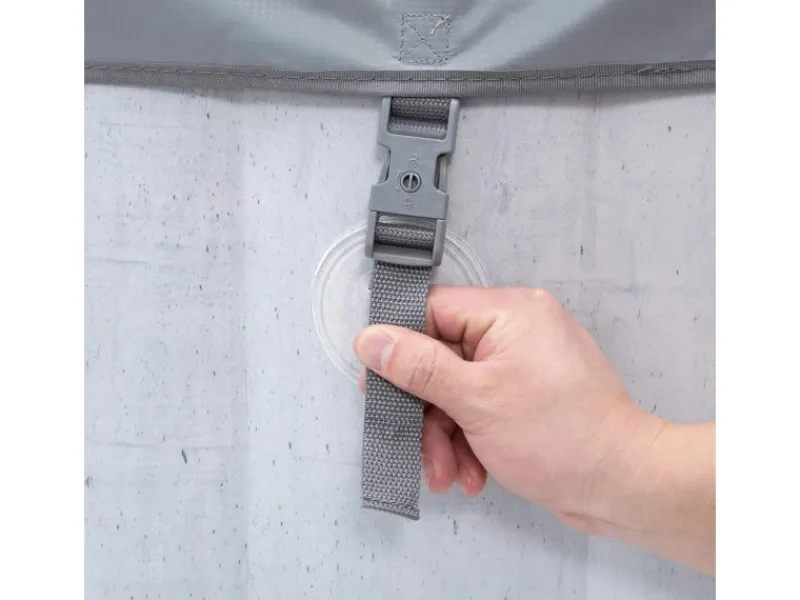 Home Deluxe Outdoor Whirlpools|Whirlpool Splash Ø 208 cm x 65 cm Rund Grau