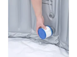 Home Deluxe Outdoor Whirlpools|Whirlpool Splash Ø 208 cm x 65 cm Rund Grau