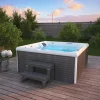 Home Deluxe Outdoor Whirlpools|Whirlpool Stream Big für 5 Personen 207,5 x 207,5 x 88 cm