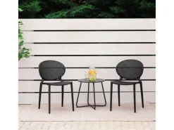 Homestyle4u Gartenstühle|Gartenstuhl 4er Set in 2470