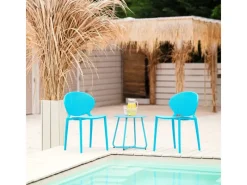 Homestyle4u Gartenstühle|Gartenstuhl 4er Set in 2468