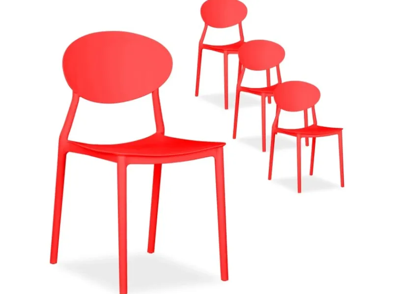 Homestyle4u Gartenstühle|Gartenstuhl 4er Set in 2450