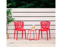 Homestyle4u Gartenstühle|Gartenstuhl 4er Set in 2460