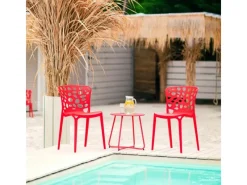 Homestyle4u Gartenstühle|Gartenstuhl 4er Set in 2460