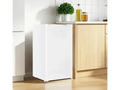 homeX Kühlboxen|Kühlschrank ohne Gefrierfach Vollraumkühlschrank Klein 88L Nutzinhalt Tischkühlschrank Freistehend Weiß