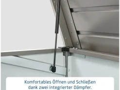 Kinder Hörmann Kinder-Gartengeräte|Auflagenboxen|Gartenbox Elegant 166 cm x 88 cm x 73 cm