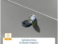 Kinder Hörmann Kinder-Gartengeräte|Auflagenboxen|Gartenbox Elegant 166 cm x 88 cm x 73 cm