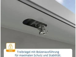 Kinder Hörmann Kinder-Gartengeräte|Auflagenboxen|Gartenbox Elegant 166 cm x 88 cm x 73 cm