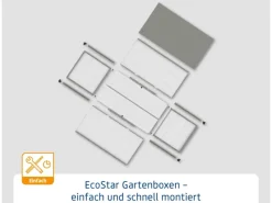 Gartenbox Elegant 136 cm x 73 cm x 68 cm*Hörmann