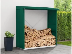 Kaminholzregal Elegant-V Typ 2 aus Metall RAL6005*Hörmann Best