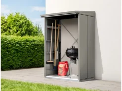 Kaminholzregal Elegant-V Typ 1 aus Metall RAL9007 aluminium*Hörmann New