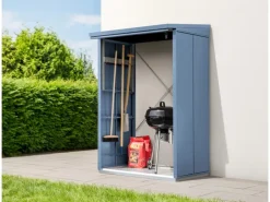 Hörmann Kaminholzregale|Kaminholzregal Elegant-V Typ 1 aus Metall RAL5014