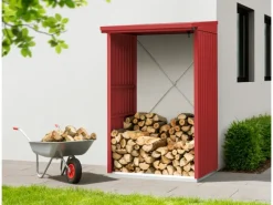 Kaminholzregal Trend-V Typ 1 aus Metall RAL3004*Hörmann Sale