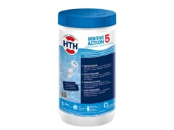 HTH 1,2 kg MiniTab Action 5 Chlor Multifunktion 20 g Tabletten Langsam Löslich* Hot