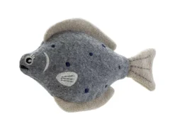HUNTER Wasserspielzeug|Hundespielzeug Skagen Steinbutt 21 cm Grau